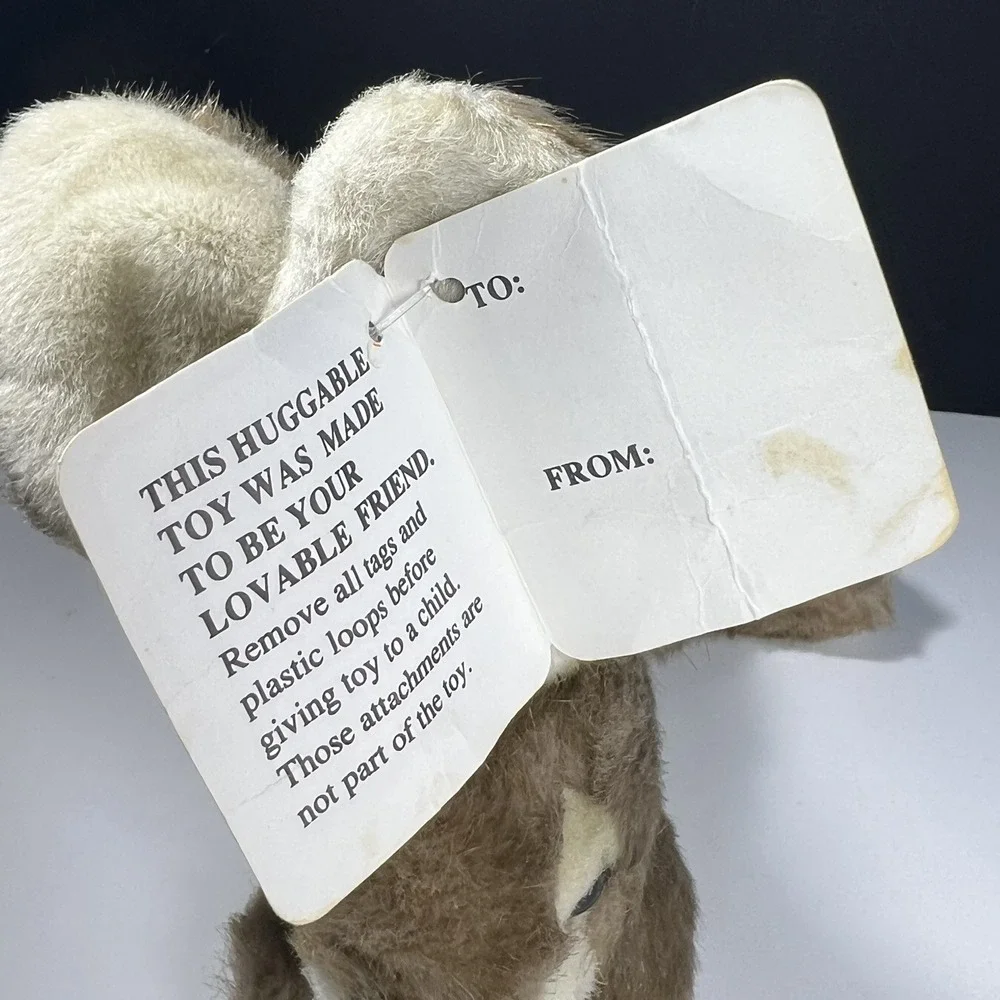 VINTAGE A&A Plush Bunny Rabbit Stuffed Realistic Soft N' Cuddly 11